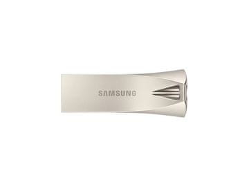 Samsung BAR Plus USB stick, 512 GB, USB 3.2 400 MB/s, srebrni