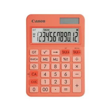 slomart Canon LS-125KB-OR kalkulator 12-znamenkasti, dvostruko napajanje, narančasta