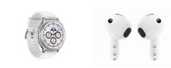 Samsung Galaxy Watch8 Classic pametni sat, 46 mm, bijeli + Buds4 slušalice, bijele (SM-L500NZWAEUE -2)