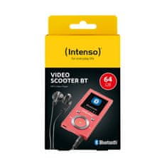 Čištín Intenso Video Scooter MP3 player - Roza, 64 GB, Bluetooth 5.0