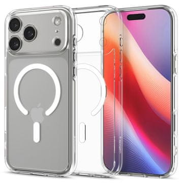 Spigen Ultra Hybrid MagSafe maskica za iPhone 17 Pro Max, prozirna