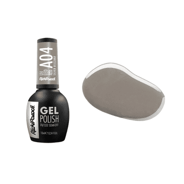 RickiParodi gel lak Silver Blizzard A04, tamnosivi, 10 ml