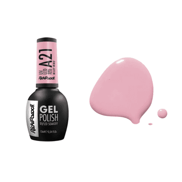 RickiParodi gel lak Milky Wind A21, svijetloružičasti, 10 ml