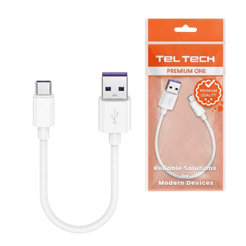 KEDO USB kabel USB na USB-C, 0,3 m, 5A, CarPlay, bijeli