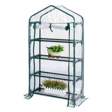 Plastenik – Mini staklenik s policama 69 × 49 × 160 cm