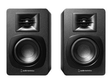 Audio-Technica Zvučnici Audio-Technica AT-SP3X, Bookshelf, RCA, Bluetooth 5.3, crni