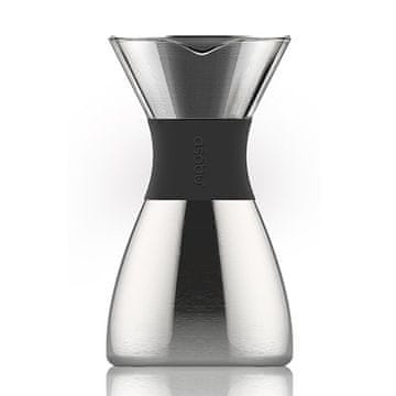 Asobu Asobu PourOver cold brew aparat za kavu, crni, srebrni