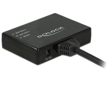 Delock DeLOCK 87700 video razdelnik, HDMI, 2x HDMI, crni