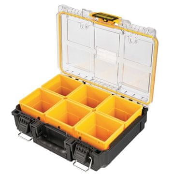 slomart DEW Organizer TS 2.0 - Polovična širina, prozirni/bijeli/žuti/crni