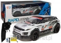 slomart RC Rally Auto, 1:10, Bijeli