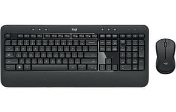 Logitech bežični komplet MK540 ADVANCED tipkovnica i miš, Unifying, SLO