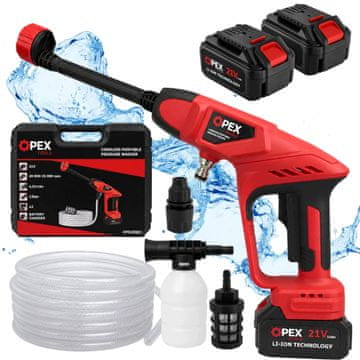 Verkgroup 6 u 1 set 21V bežični prijenosni visokotlačni perač 2x 3Ah