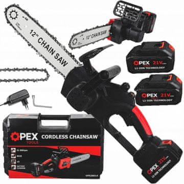 Verkgroup Set 21V akumulatorska motorna pipa bez četkica 30cm 2x3Ah u kutiji