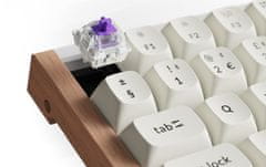 Keychron K2 HE bežična mehanička tipkovnica, aluminij, Gateron nebula magnetski prekidači, RGB, bijela (Special Edition) (K2H-Q1-UK)
