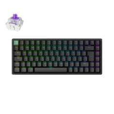 Keychron K2 HE bezžična mehanska tipkovnica, aluminij, Gateron nebula tipke, RGB, crna (K2H-J1-UK)