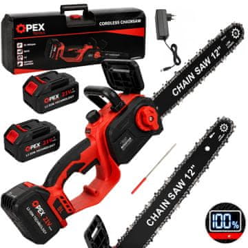 Verkgroup Set 21V akumulatorska motorna pipa bez četkica 30cm 2x3Ah u kutiji