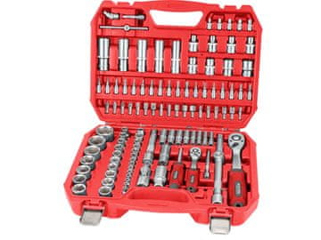 Extol Premium Utičnica 8818338 socket head, set of 110 pcs., 1/4", 1/2"