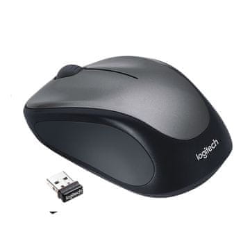 Logitech M235 bežični optički Nano sivi miš