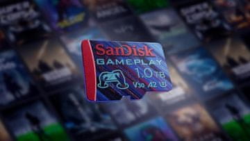 SanDisk GamePlay microSDXC UHS-I kartica, 1TB gaming microSDXC, 190MB/s, 130MB/s zapis, UHS-I, V30, U3, C10, RPD1