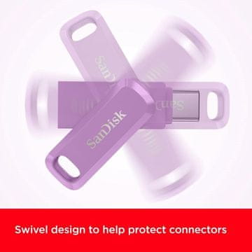 SANDISK 128GB Ultra Dual Drive Go USB Type-C 400MB/s, sivi