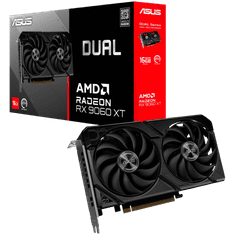 ASUS Dual Radeon RX 9060 XT 16GB GDDR6 (DUAL-RX9060XT-16G) grafička kartica, PCIe 5.0, 1x HDMI 2.1b, 2x DisplayPort 2.1a