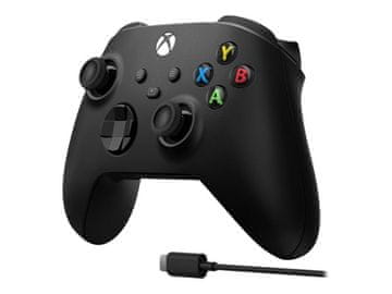 Microsoft MS Xbox bežični kontroler za PC (USB-C), crni