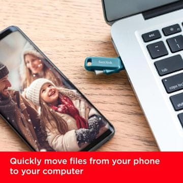 SANDISK 128GB Ultra Dual Drive Go USB Type-C 400MB/s, plava