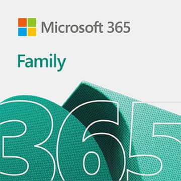Microsoft 365 Family pretplata (slovenski): 1 godina za 6 korisnika
