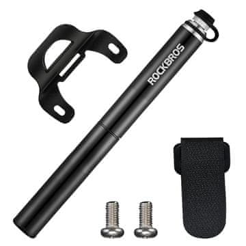ROCKBROS Rockbros JG-PB-004 lagana biciklistička pumpa s manometrom, crna