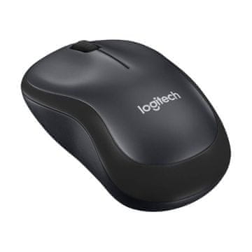 Logitech M220 Silent bežični optički crni miš