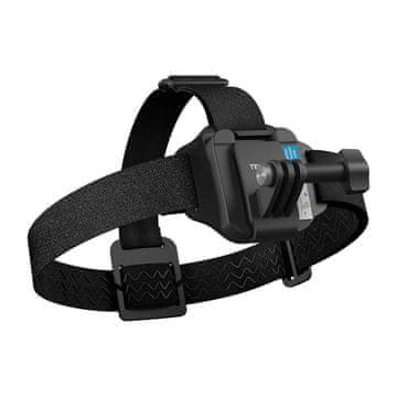 TELESIN Headband traka za glavu s držačem za sportske kamere GoPro, crna