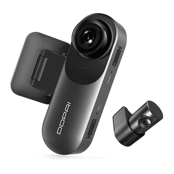 DDPai Auto kamera + stražnja kamera mola N3 Pro 2026, 1600P, Wi-Fi, crna