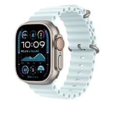 Apple Apple 49mm Ledeno Plavi Oceanski Remen s produžetkom - Prirodni titan završni sloj