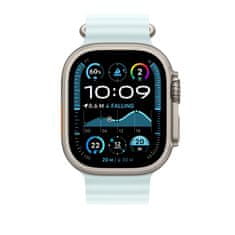 Apple Apple 49mm Ledeno Plavi Oceanski Remen s produžetkom - Prirodni titan završni sloj