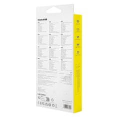 BASEUS 11u1 HUB adapter USB-C na USB-C PD 4x USB HDMI VGA AUX RJ45 SD TF sivi