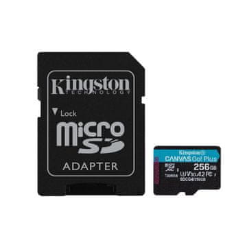 Kingston MicroSDXC Canvas Go Plus 256GB adapter