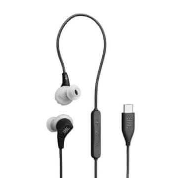 JBL Endurance Run 3 USB-C žičane slušalice crne boje