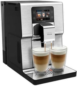 Krups EA879EE0 Intuition Experience aparat za vruću i hladnu espresso srebrne boje