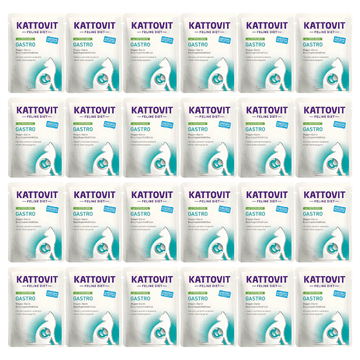 Kattovit Gastro mokra hrana za mačke s puretinom i rižom 24 x 85 g