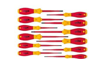 WIHA Softfinish električni Slimfix set odvijača 12 dijelova - WH 41003