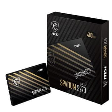 MSI Spatium S270 sata 2.5” 480GB ssd