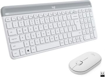 Logitech MK470 Slim bežične bijele 920-009205
