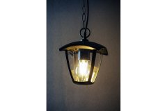 GTV Marina-H vrtna viseća lampa, crna - V-MARINAH00