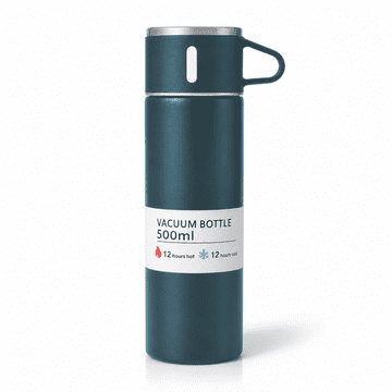 LIVEFY termosica sa šalicom Vello 500ml, tamnozelena