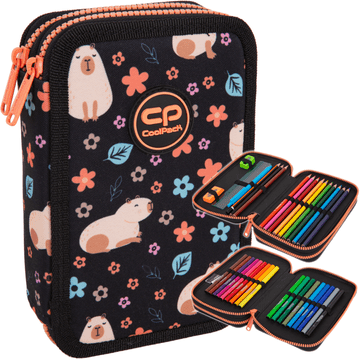 CoolPack Jumper 2 Capybara dvostruka pernica s priborom