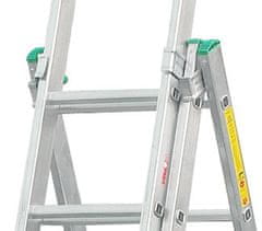 3-dijelne aluminijske ljestve 841CM 12+12+12 prečki - DR4212