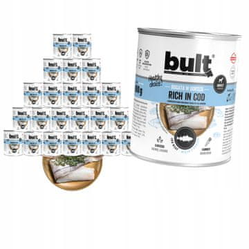BULT Bogata bakalarom - mokra hrana za pse - 24 x 800 g