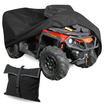 NAVA Četverostruka navlaka XL 225-250 cm cerada s UV zaštitom, klasična crna