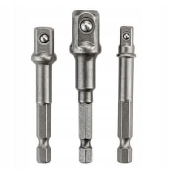 Vergionic Set hex adaptera za nasadne ključeve, 3 komada