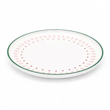 DUKA Lea tanjur za doručak 20 cm zeleno-roza